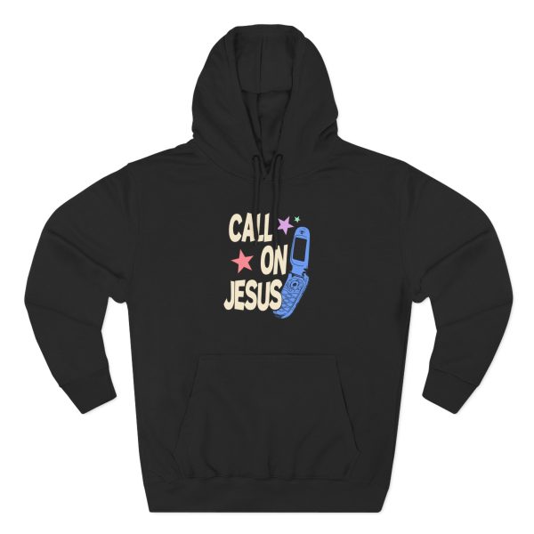 Bryce Crawford "Call On Jesus" Vintage Faded Three-panel Fleece Hoodie