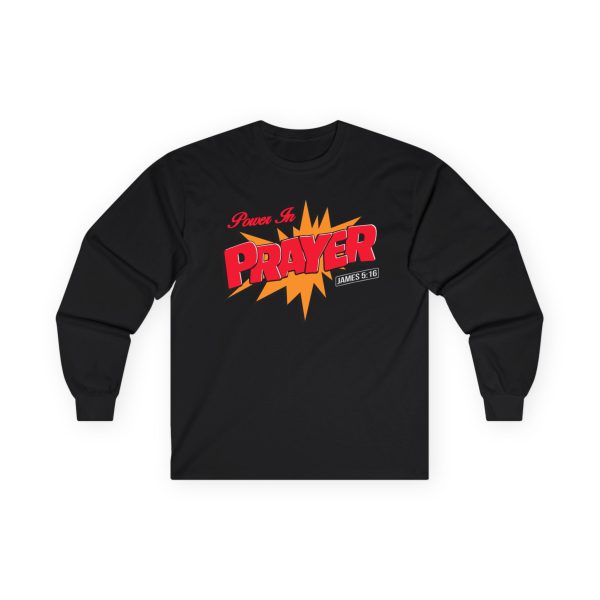 Bryce Crawford "Power In Prayer" 90's Cartoon Unisex Ultra Cotton Long Sleeve Tee