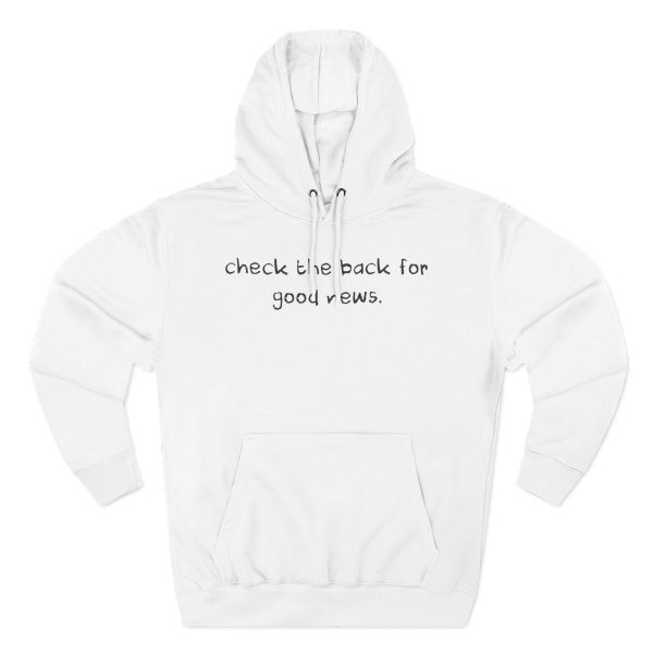 Bryce Crawford "Check The Back For Good News" Three-panel Fleece Hoodie