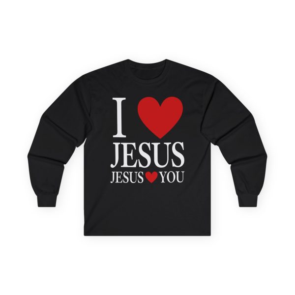 Bryce Crawford "I Love Jesus Jesus Loves You" Unisex Ultra Cotton Long Sleeve Tee